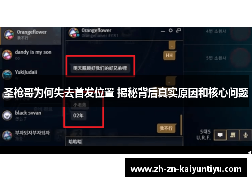 圣枪哥为何失去首发位置 揭秘背后真实原因和核心问题 圣枪哥为何失去首发位置 揭秘背后真实原因和核心问题