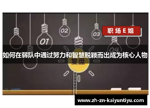 如何在弱队中通过努力和智慧脱颖而出成为核心人物